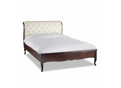 Chesterfield Bed Bedden Tweepersoonsbed Huwelijksbed Italiaanse meubels Hout Leer Textiel