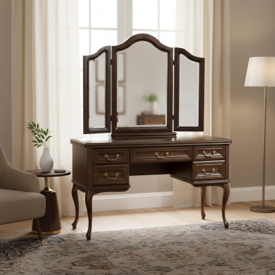 Klassieke opklapbare spiegel make-up tafel Italiaanse meubeldesigner spiegel W-Tl.