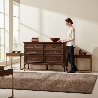 Klassieke ladekast Ladekasten Antieke stijl Houten dressoir Italië