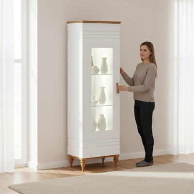 Klassieke commode vitrine kasten vitrines ladekast kast TO-W1