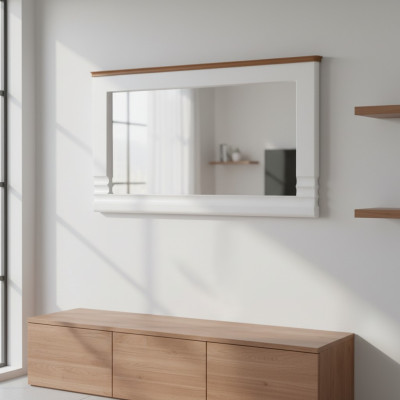 Spiegel houten lijst Grote wandspiegel Klassieke designspiegel Model TO-L1