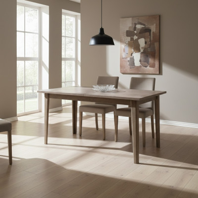 Grote tafel Eettafel Houten tafel Vergadertafel 150 x 90cm Uitschuifbaar 200cm CM-S2