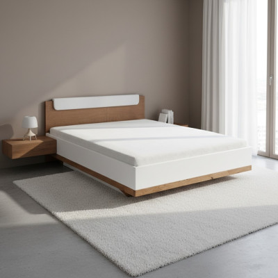 Klassiek bed Bedden Tweepersoonsbed Houten bed Landhuis - Model CM-B1