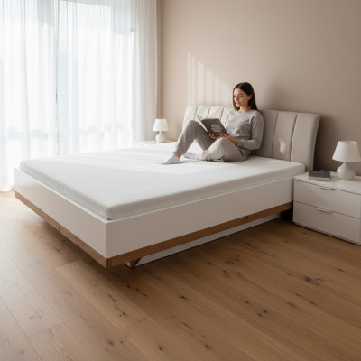 Klassiek bed Bedden Tweepersoonsbed Houten bed Landhuis - Model CM-B3