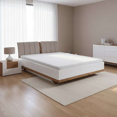 Klassiek bed Bedden Tweepersoonsbed Houten bed Landhuis - Model CM-B3