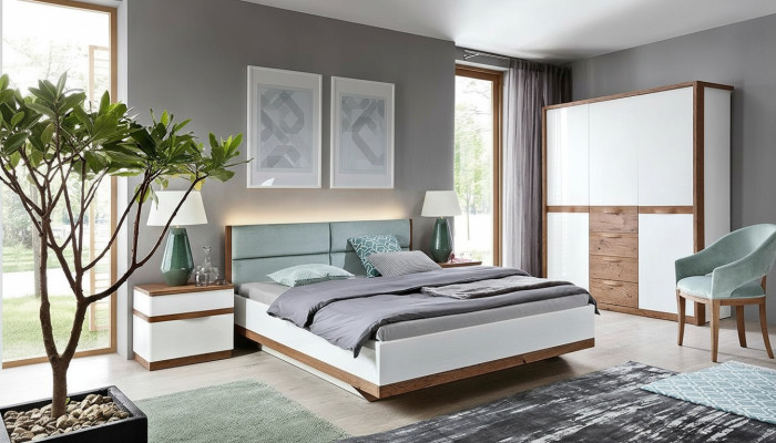 Klassiek bed Bedden Tweepersoonsbed Houten bed Landhuis - Model CM-B4