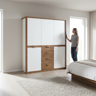 Klassieke kasten Slaapkamermeubels Kledingkast Houten kast - CM-3D