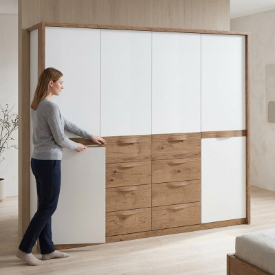 Klassieke kasten Kast Hoekkast Garderobekast Houten kast