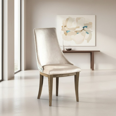 Klassieke designer gestoffeerde stoel Gestoffeerde stoelen Textiel Leder Stof CM-U1