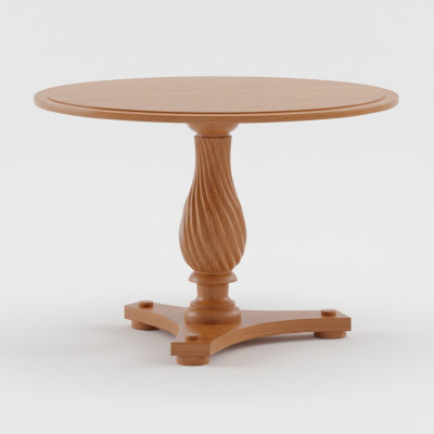 Klassieke ronde tafel massief rustieke tafels eettafels model ZB-4