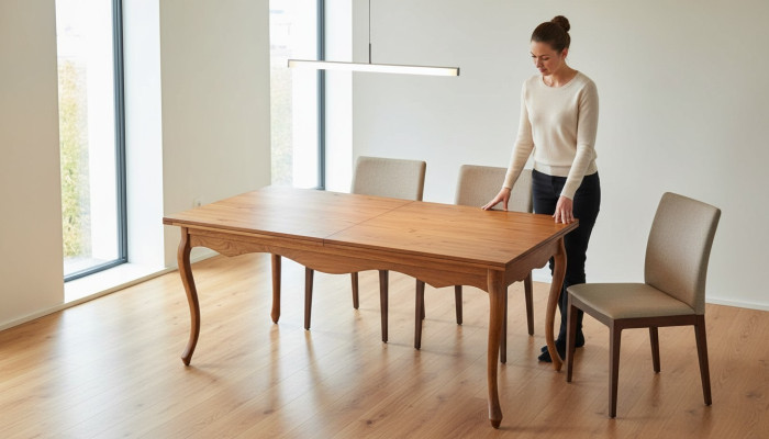 Houten tafel Hout Handgemaakt Klassieke tafels Tafel Eettafel - Model PR-2