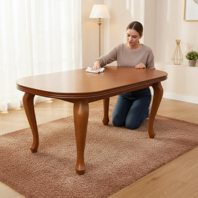 Tafel Eettafel Houten tafel XXL Vergadertafel S13 90x160cm Uitschuifbaar