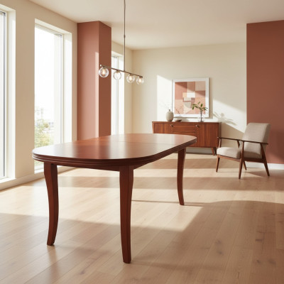Tafel Eettafel Houten tafel XXL Conferentietafel 100x250cm Uitschuifbaar 250x350cm