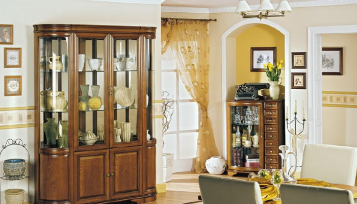 Klassiek Vitrine Dressoir Vitrine Dressoirs 2 Vitrines Landhuis Royal Zefir 2