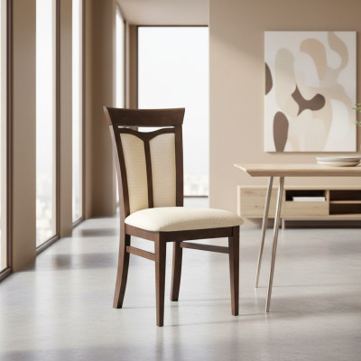 Klassieke stoel Eetkamerstoel Eetgroep Keukenstoel Houten stoel W-04