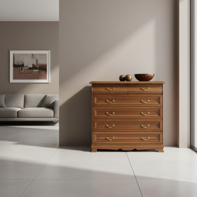 Klassieke ladekast Bijzettafel ladenkasten landelijke commode model N-K4