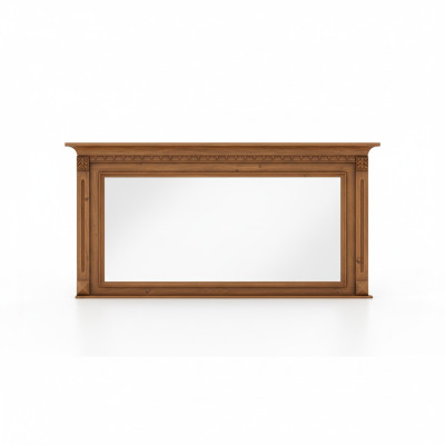 Klassieke ontwerper spiegel wandspiegel met echte houten lijst in koloniale stijl