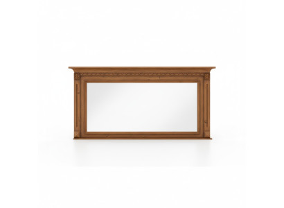 Klassieke ontwerper spiegel wandspiegel met echte houten lijst in koloniale stijl