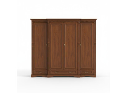 Klassieke kasten Kast Wandkast Kledingkast Massief Koloniale Stijl O4D