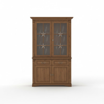Klassieke vitrinekast vitrinekast vitrines glazen kast kast koloniaal Nieuw OK2