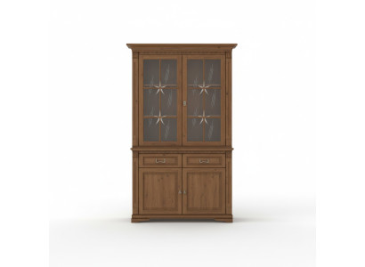 Klassieke vitrinekast vitrinekast vitrines glazen kast kast koloniaal Nieuw OK2