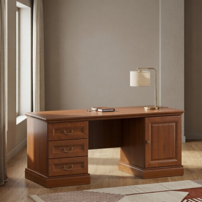 Klassiek bureau kantoormeubilair tafel kantoor bureau chef-bureaus massief hout BA-Sc2