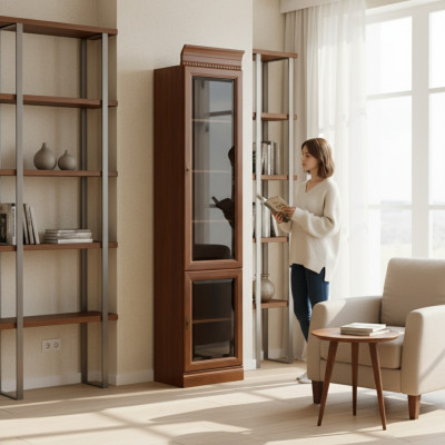 Klassieke kasten kast wandkast vitrine vitrinekast - Model BA-7