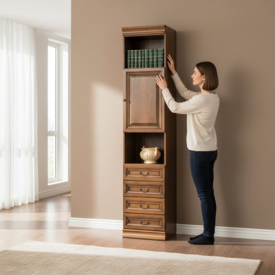 Klassieke kasten, kast, wandkast, boekenkast, boekenplank Model SE-5