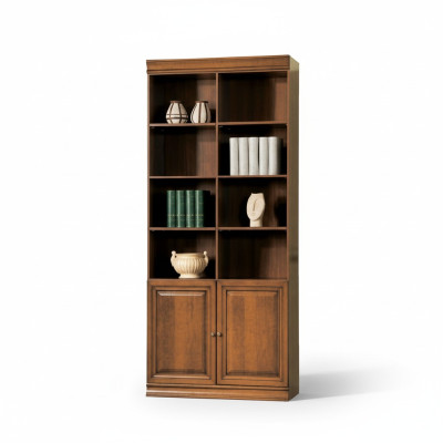 Klassieke kast boekenkast boekenrek vitrine vitrinekast model SE-3