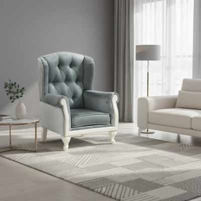 Chesterfield fauteuil fauteuil bekleding tv kantoor bank leer textiel