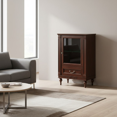 Klassieke vitrinekast commodes vitrines vitrinekast kast glazen kast FL-WM