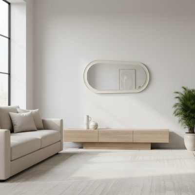 Spiegel Houten Frame Grote Wandspiegel Klassieke Designer Spiegel Florence FL-L1