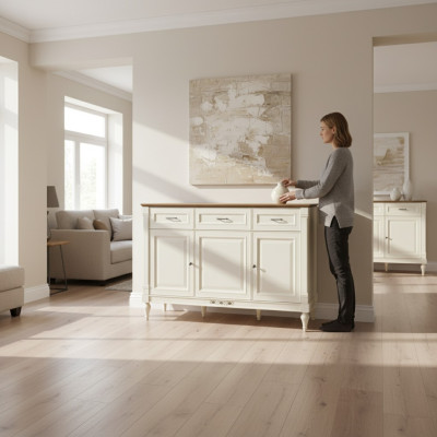 Klassiek dressoir vitrine dressoir vitrinekast dressoir FL-K3