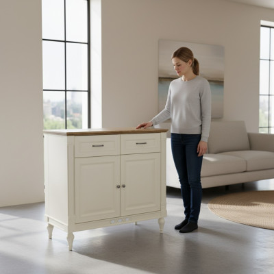 Klassieke commode vitrine Commoedes Vitrines Ladekast.