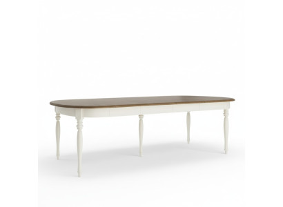 Grote tafel Eettafel Houten tafel Vergadertafel Uittrekbaar 290 cm Model FL-S1