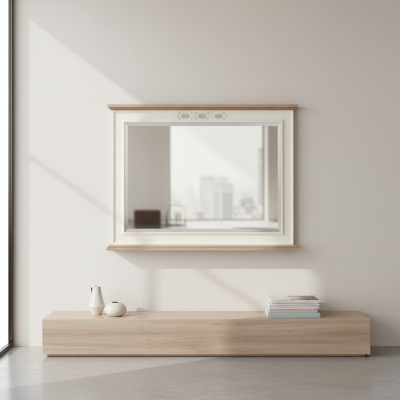 Spiegel Houten frame Grote wandspiegel Klassieke designer spiegel Model FL-L3