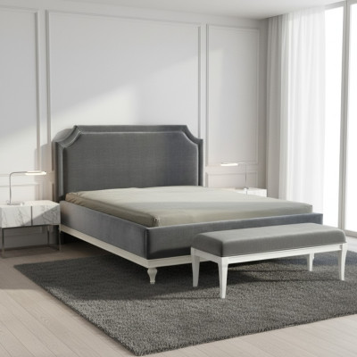 Klassiek bed Bedden Tweepersoonsbed Houten bed Landhuis - Model FL-B1