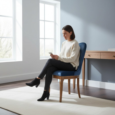 Klassieke stoelen Stoel Vintage Eetkamerstoel Biedermeier Royal Design FL-ST3