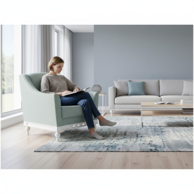 Chesterfield oorfauteuil stoel bekleding televisie kantoor bank echt leer FL-1Siz