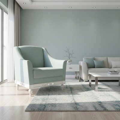 Chesterfield oorfauteuil stoel bekleding televisie kantoor bank echt leer FL-1Siz