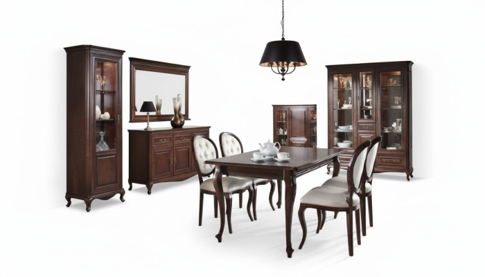 Luxe eetset voor de woonkamer in de unieke Italiaanse stijl.