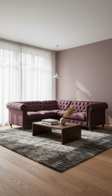 Chesterfield hoekbank bank designer beklede hoek textiel bankstel 1013-14
