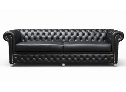 Chesterfield 3-zits XXL gestoffeerde zitbank sofa set grote banken 2016-22