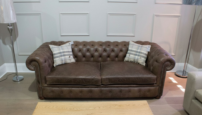 Chesterfield 3-zits XXL gestoffeerde zitbank sofa garnituur grote sofa's 2016-26