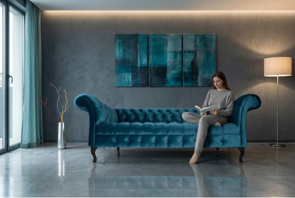 Chesterfield Sofa Bekleding Ontwerper Banken Sofa's Set Textiel Stof Textiel 17