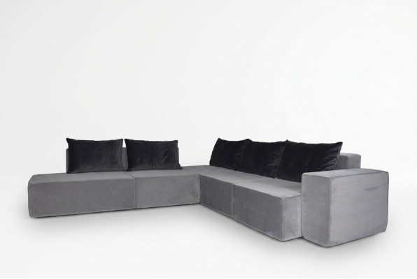 Designer Bank Hoekbank Stoffen Bank Systeem Bank Textiel Fluweel Hoekbank Bank SL Bank 2