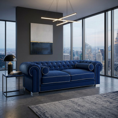 Chesterfield Sofa 3-ZITS Bekleding Designer Banken Sofa Set SL Sofa 3 Nieuw
