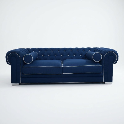 Chesterfield Sofa 3-ZITS Bekleding Designer Banken Sofa Set SL Sofa 3 Nieuw