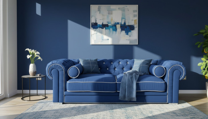 Chesterfield Sofa 3 ZITTER Bekleding Designer Banken Sofas Set SL Sofa 5