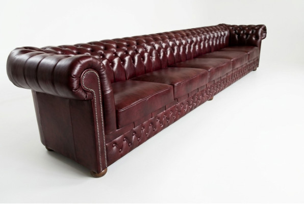 Chesterfield Bank 8 ZITTER XXL Bekleding Designer Bankstellen Bankstel Nieuw